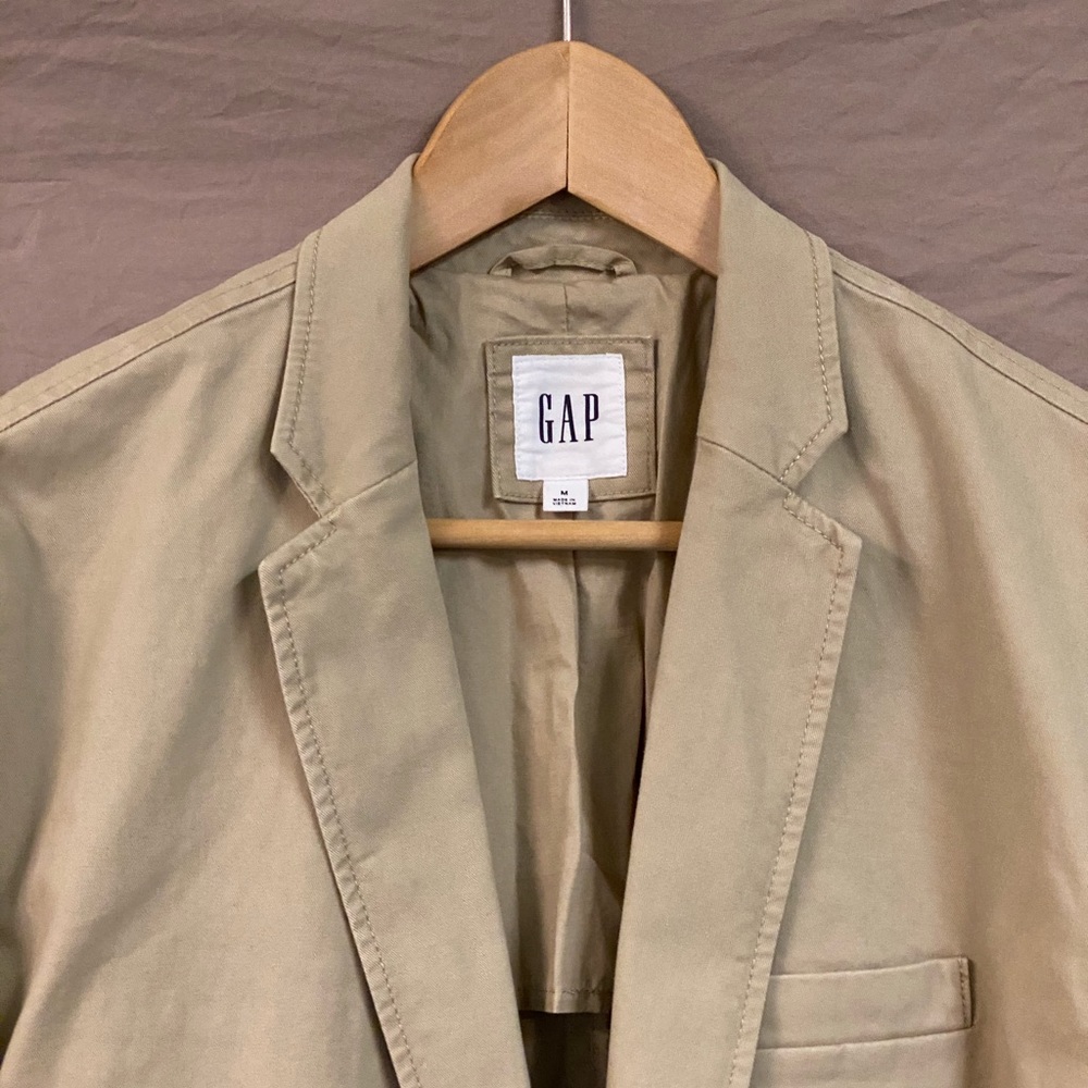 Tan casual blazer